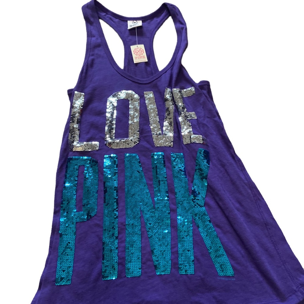 Sequin Victoria’s Secret PINK Tank